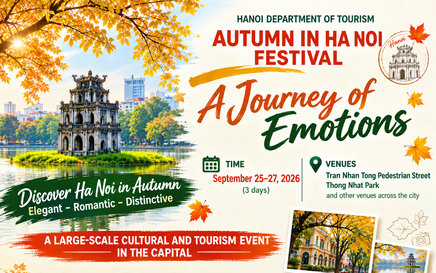 Ha Noi Autumn Festival 2026 to showcase capital’s seasonal charm