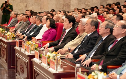 Chủ tịch nước Lương Cường dự lễ công bố sắp xếp đơn vị hành chính tại Hà Nội