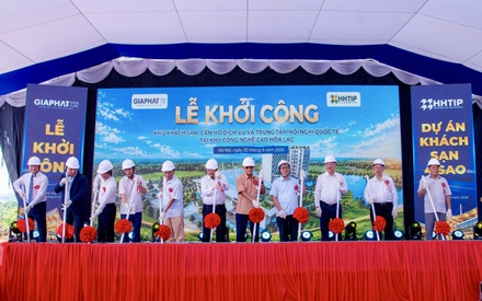 Khởi công tổ hợp gần 1.169 tỷ đồng, bổ sung hạ tầng tại Khu Công nghệ cao Hòa Lạc