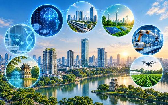 What are priority areas for innovation support in Ha Noi during 2026-2030?