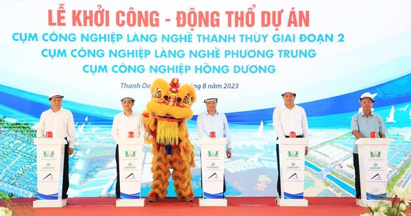 Lễ khởi công Cụm công nghiệp Thanh Thùy