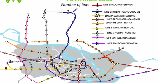 Infographic: Ha Noi metro development scheme