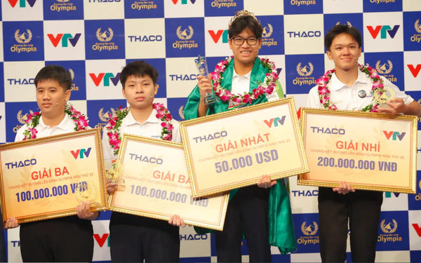 Học sinh Hà Nội vô địch Cuộc thi Đường lên đỉnh Olympia năm thứ 25