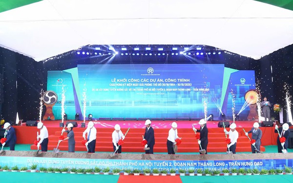 Khởi công tuyến Metro số 2 Nam Thăng Long-Trần Hưng Đạo