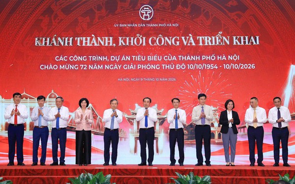 Hà Nội khởi công, khánh thành 18 công trình, dự án tiêu biểu, mở rộng không gian phát triển Thủ đô