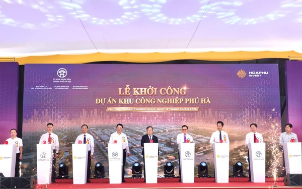Hà Nội khởi công dự án Khu công nghiệp Phú Hà