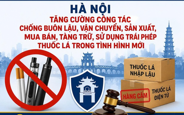 Hà Nội: Chống buôn lậu, sản xuất, tàng trữ, sử dụng trái phép thuốc lá trong tình hình mới
