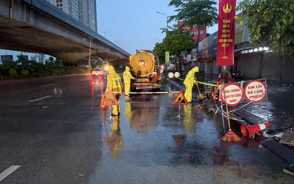 Hà Nội giải bài toán cấp bách về khơi thông 'điểm nghẽn' úng ngập đô thị