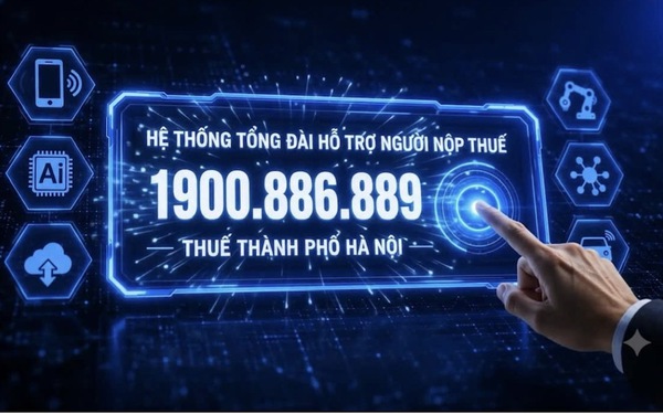 Hà Nội công bố Tổng đài hỗ trợ người nộp thuế 1900.886.889
