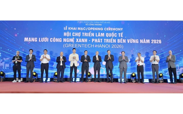Khai mạc Hội chợ triển lãm quốc tế GREENTECH HANOI 2026