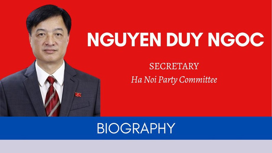 Infographic: Biography of Secretary of Ha Noi Party Committee Nguyen Duy Ngoc
