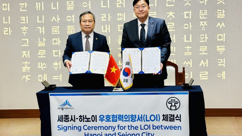 Ha Noi, Sejong sign Letter of Intent on friendship and cooperation