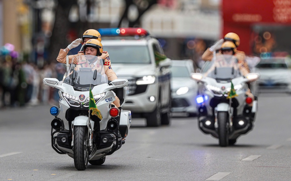 Phân luồng giao thông phục vụ Đại hội Thi đua yêu nước toàn quốc lần thứ XI