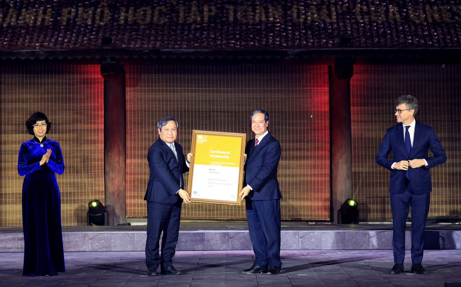 Hà Nội đón nhận danh hiệu Thành phố học tập toàn cầu của UNESCO