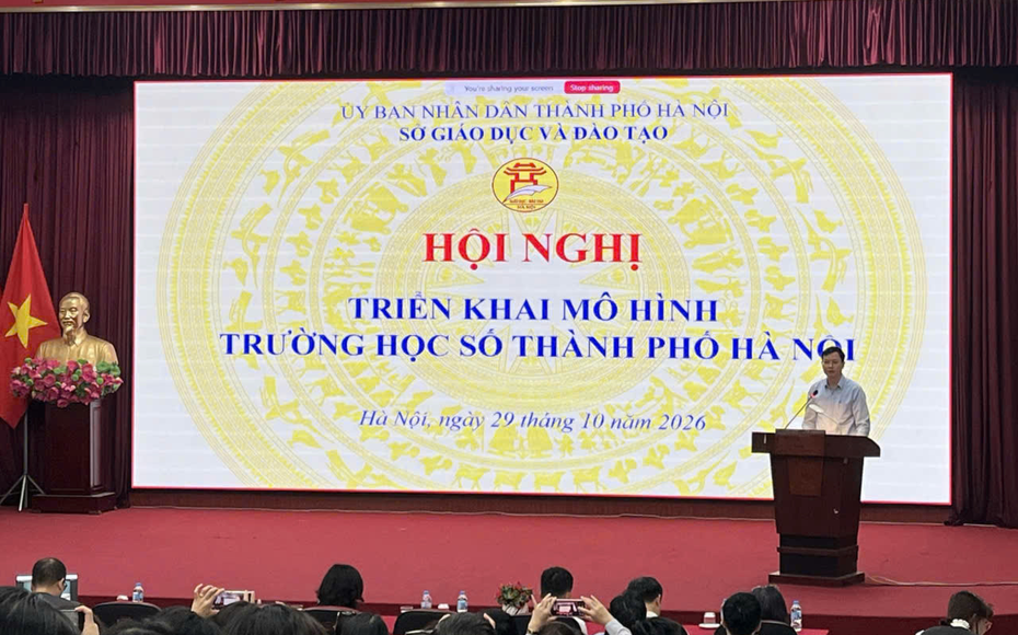 Hà Nội khởi động mô hình Trường học số