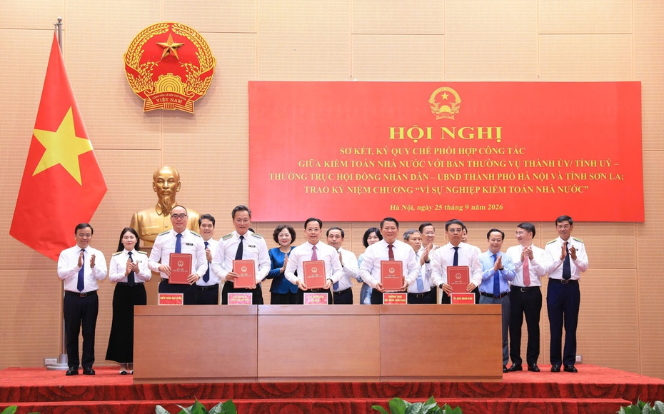 Hà Nội, Sơn La ký quy chế phối hợp công tác với Kiểm toán Nhà nước