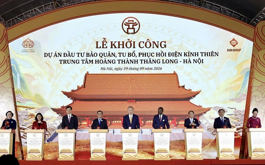 Khởi công Dự án đầu tư bảo quản, tu bổ, phục hồi Điện Kính Thiên